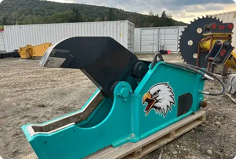 Blue shear with an eagle on it