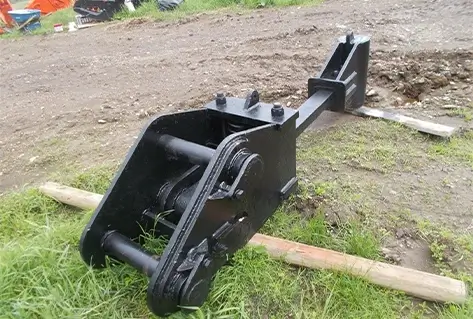 Black attachment on display